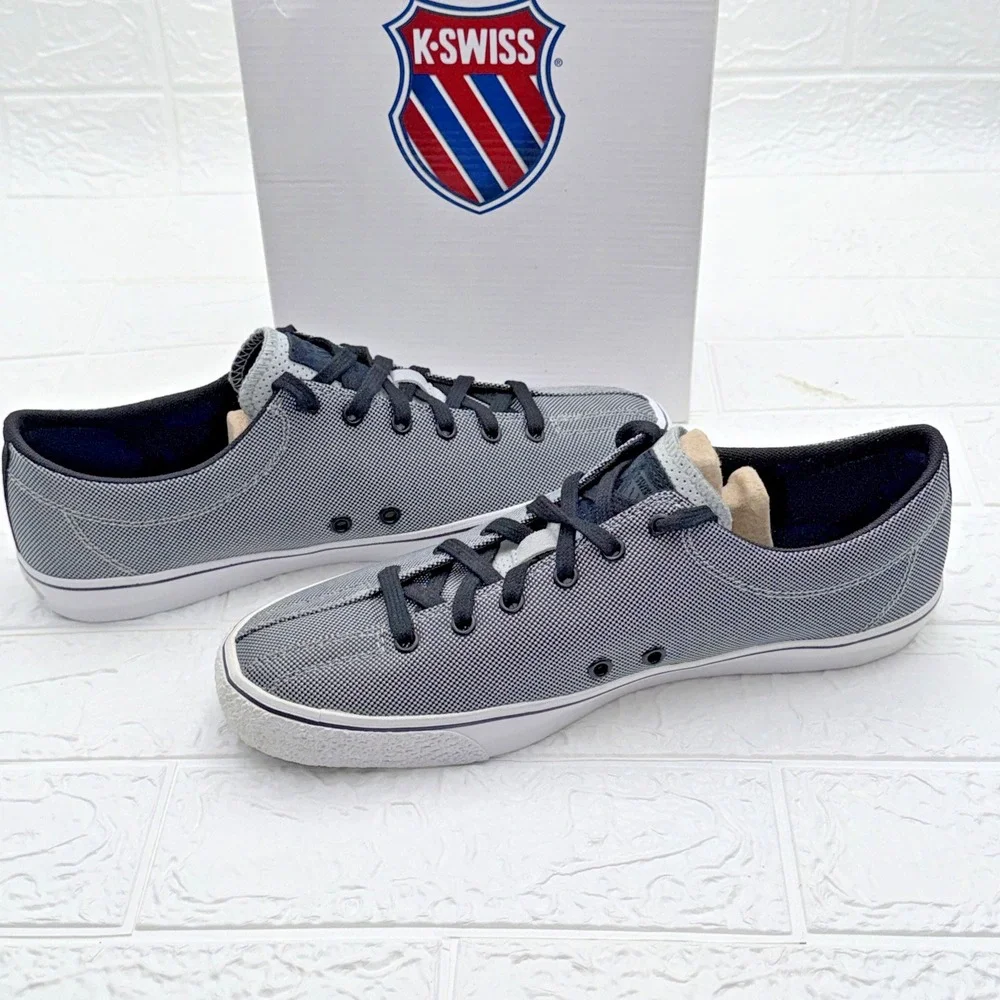 Dead Stock 2012 Men Sz 11 Women Sz 12.5 K-SWISS Clean Laguna T VNZ Storm/Black